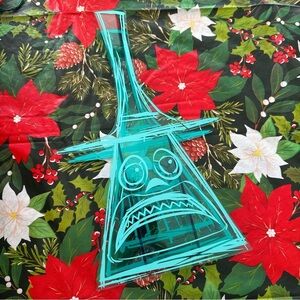 Abstract Turquoise Art Sculpture